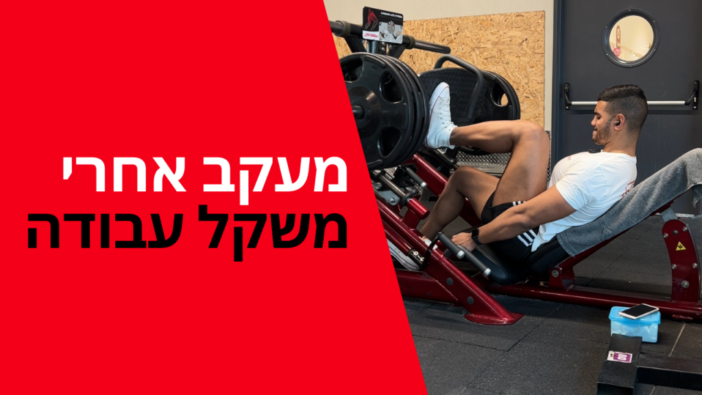 מעקב אחרי משקל עבודה